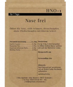 Alternative view of HNO-1 Nase frei