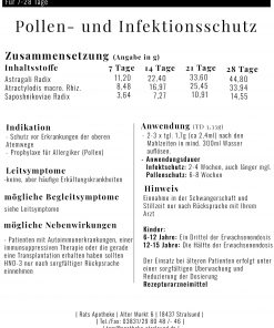 Alternative view of HNO-3 Pollen und Infektionsschutz