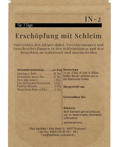 Alternative view of IN-2 Erschöpfung mit Schleim