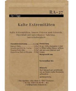 Alternative view of RA-27 Kalte Extremitäten