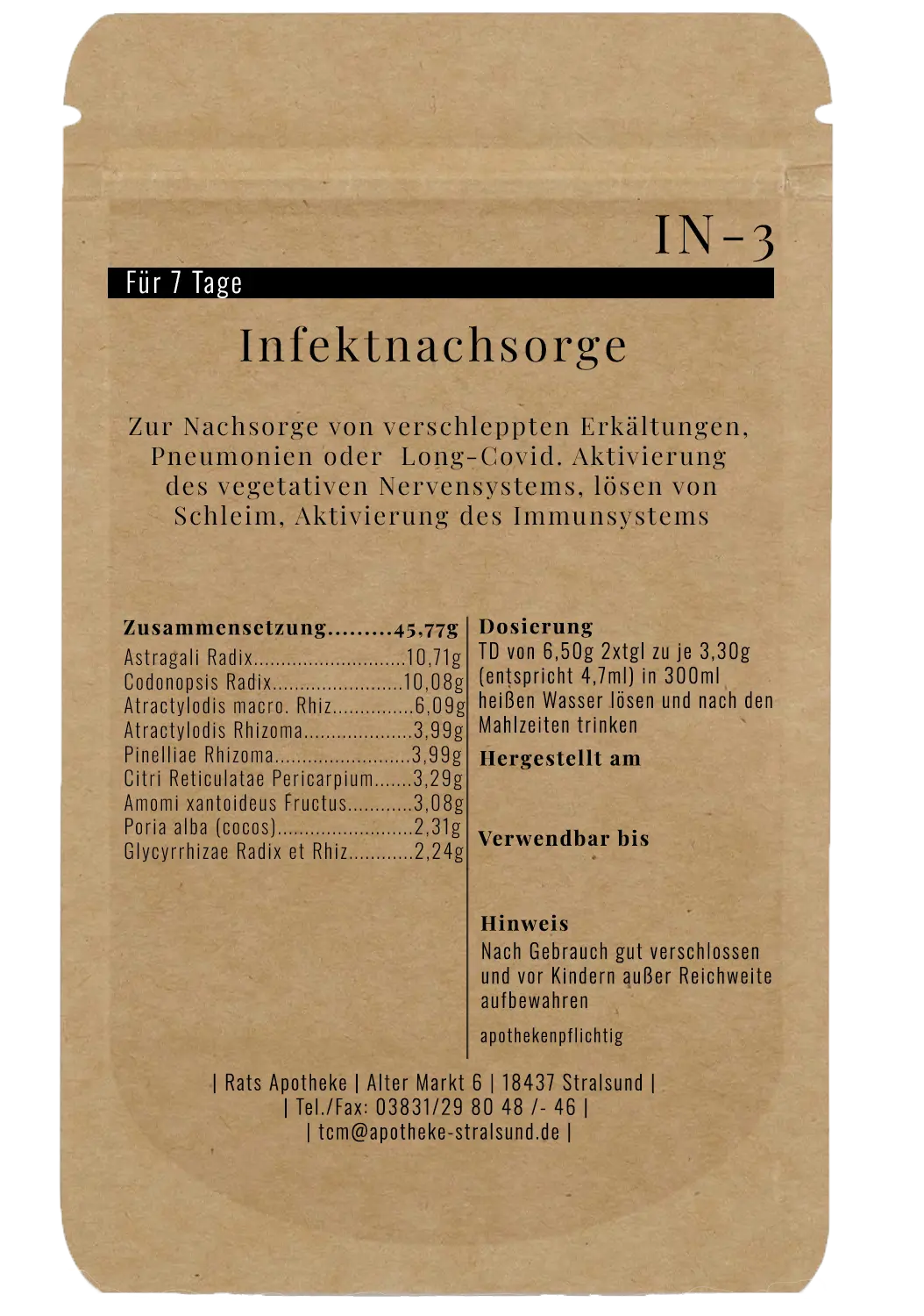 IN-3 Infektnachsorge – Bild 2