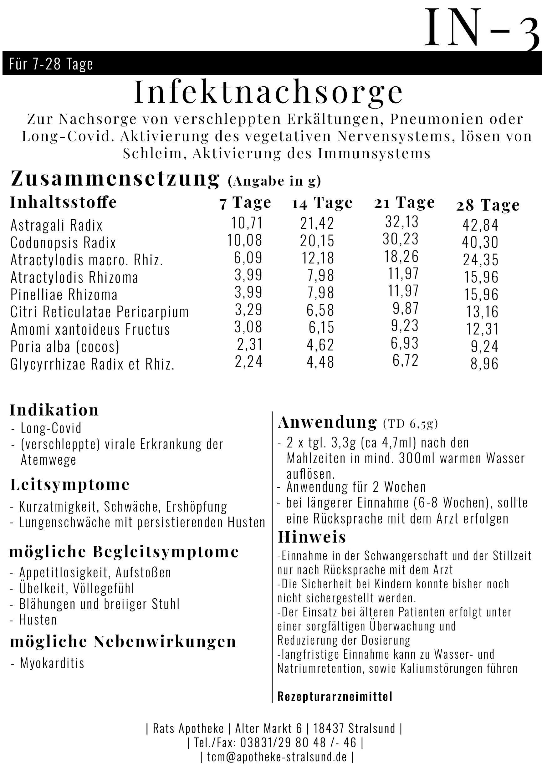 IN-3 Infektnachsorge – Bild 3